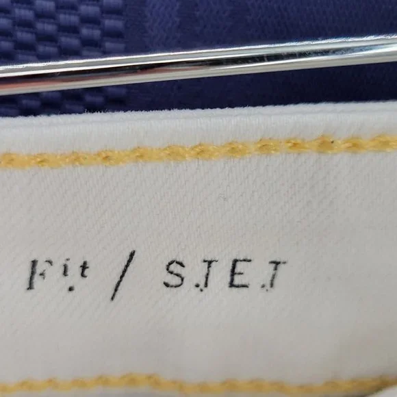 Pilcro and the Letterpress White Ankle Jeans Size 26 - Picture 10 of 16